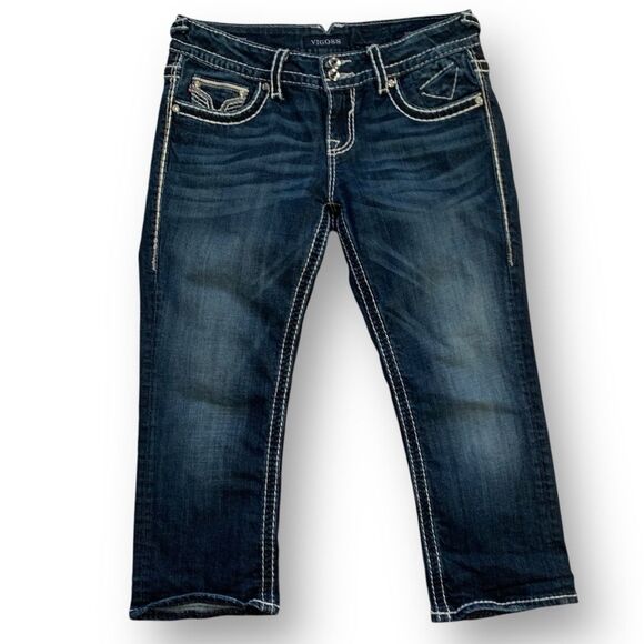 Vigoss Dublin Capri jeans Denim 7 / 8 Length 21 - Picture 13 of 14